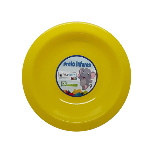 Prato Infantil Pequeno Amarelo