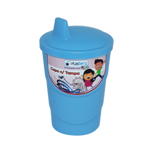 Copo Infantil Azul com tampa