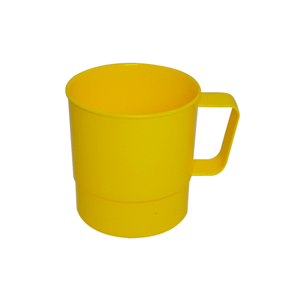 Caneca Plástica Infantil Amarela - Imagem 2