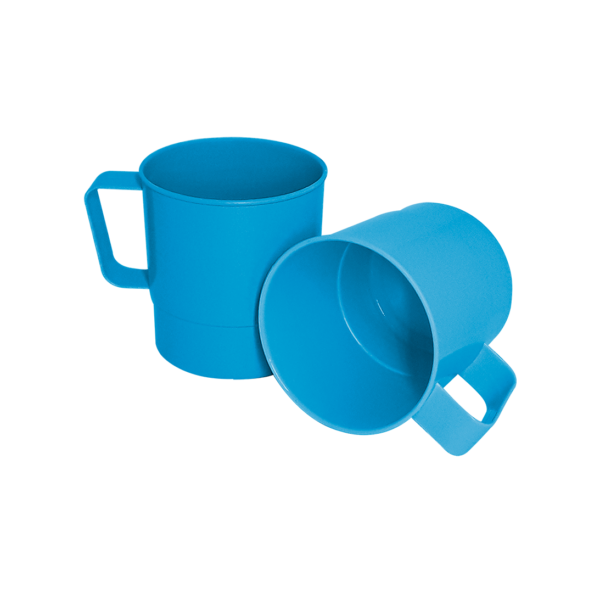Caneca Plástica Azul Bebê