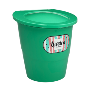 Lixeira de Pia Verde