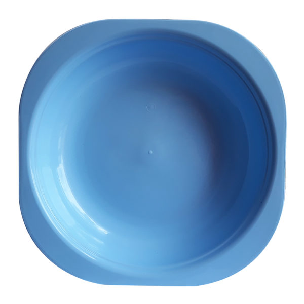 Prato Quadrado Azul Bebe - Imagem 2