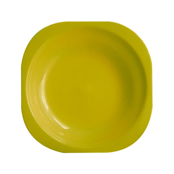 Prato Quadrado Amarelo - Imagem 2
