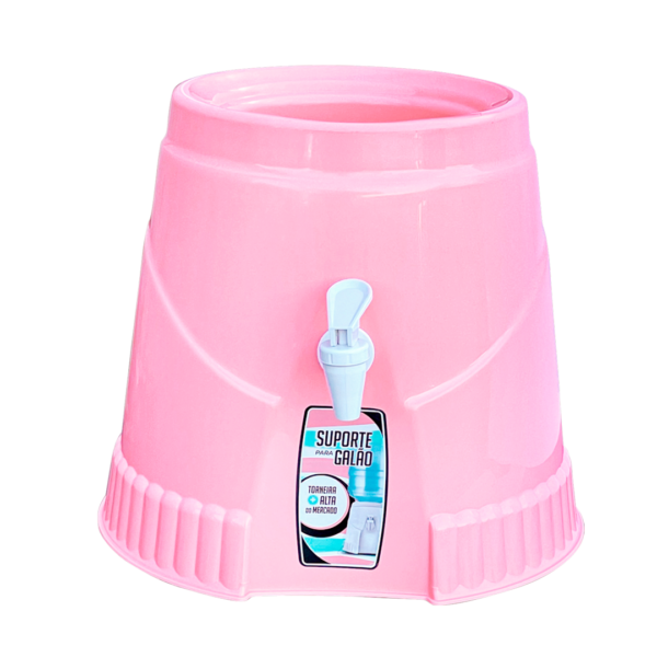 Suporte Para Galão de Água Rosa