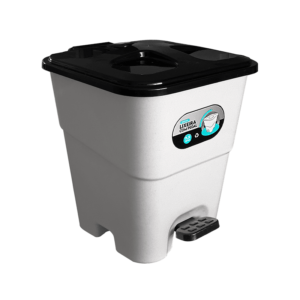 Lixeira C/Pedal Tampa Preta 7,5 L