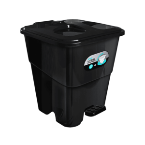 Lixeira com Pedal Preta 7,5 L